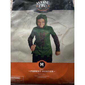 Target Hyde and Eek Forest Hunter Costume Boys Size M Green Hooded Outfit